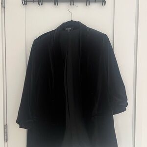 Express Black Velvet Women's Blazer